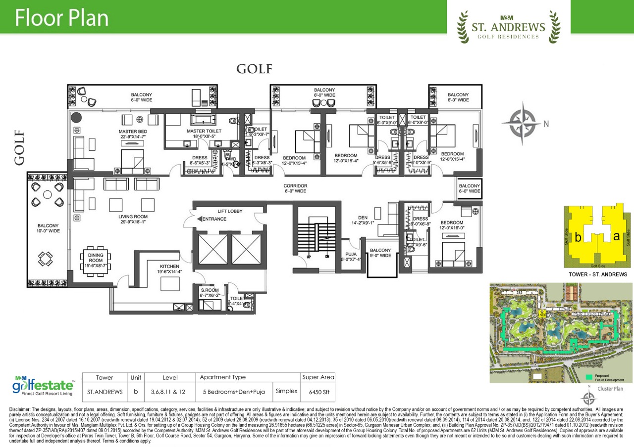5BHK Floor Plan
